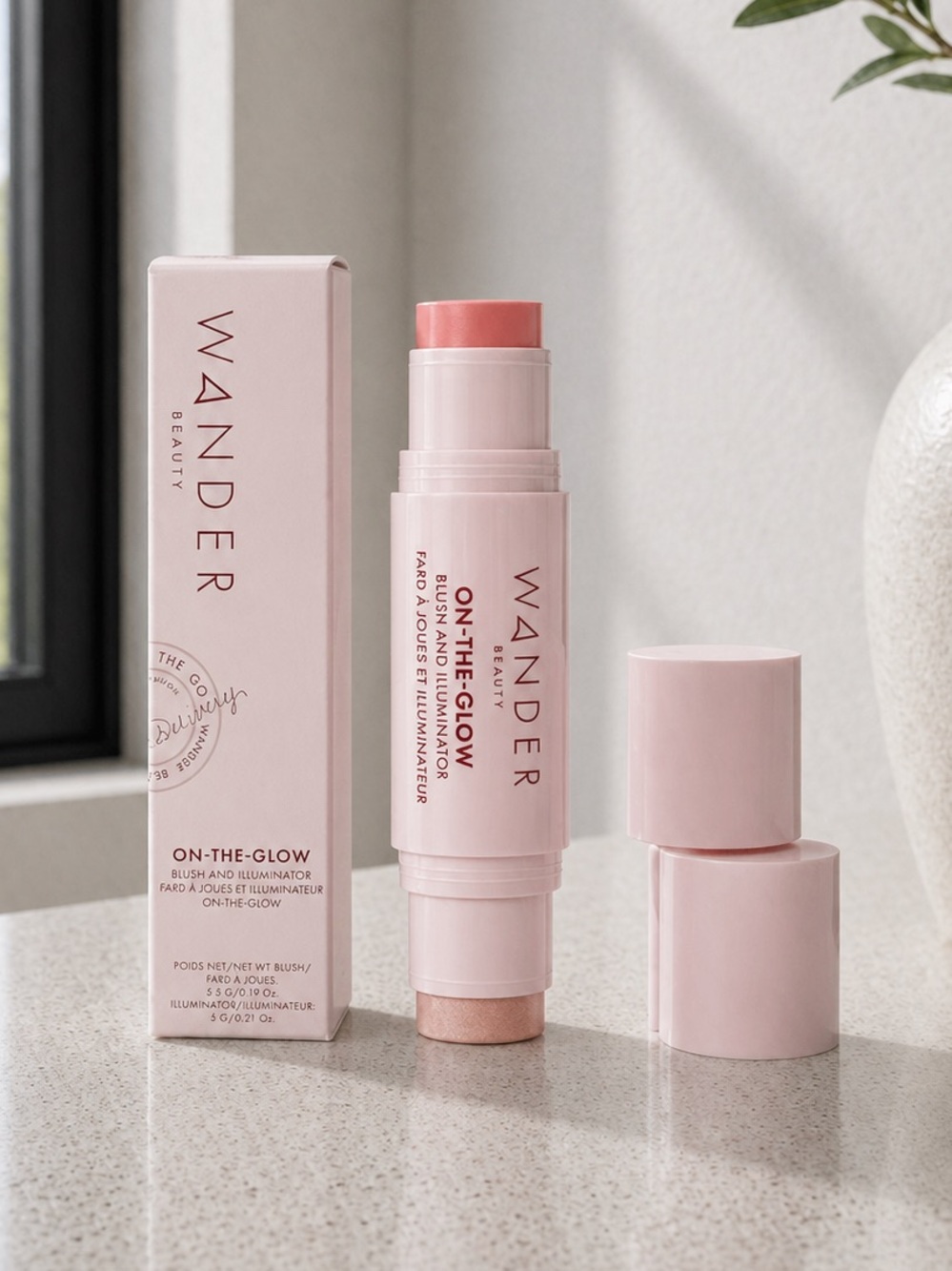 $38 New Wander Beauty On-the-Glow Blush and Illuminator - Coral Rose